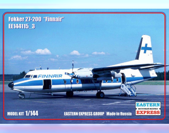 Сборная модель Пассажирский самолет Fokker F-27-200 (Finnair)