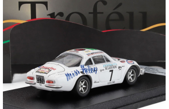 RENAULT Alpine A110 (night Version) №7 Rally Ypres (1973) Christian Coeuille - Vincent Laverne, White