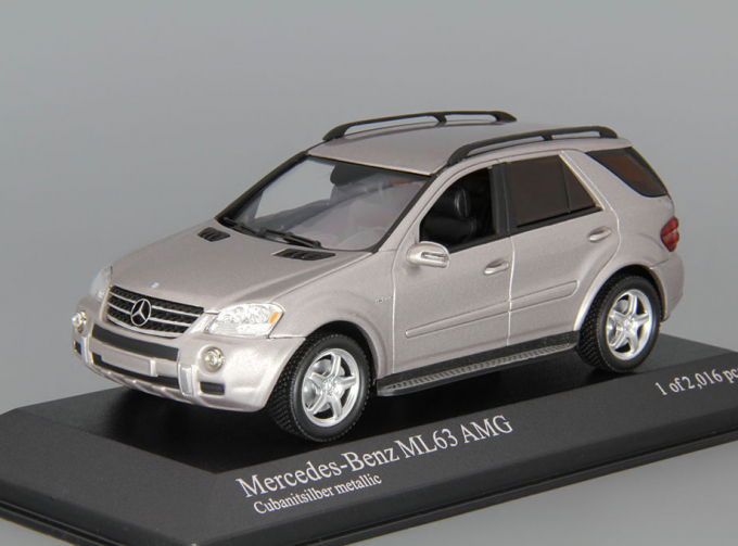 MERCEDES-BENZ ML63 AMG (2006), cubanit silver metallic