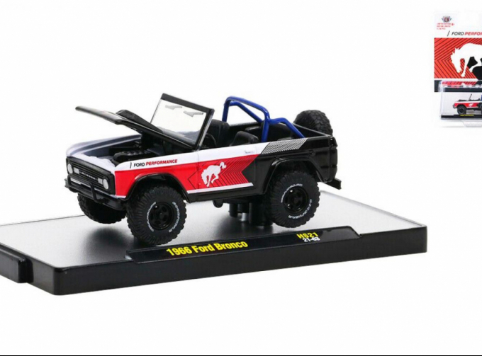 FORD Bronco Truck 1966, black / red