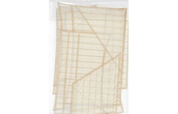 Набор парусов для модели корабля Endeavour, 17 шт.