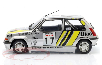 RENAULT R5 Supercinque Gt Turbo Team Simon Racing №17 Rally Tour De Corse (1989) Alain Oreille - Gilles Thimonier, Silver