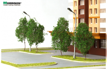 «Яркая крона» - Набор деревьев для макетирования 5 шт.