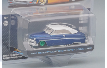 (Greenlight!) MERCURY Eight Chopped Top Convertible 1950 Blue Metallic/White Top