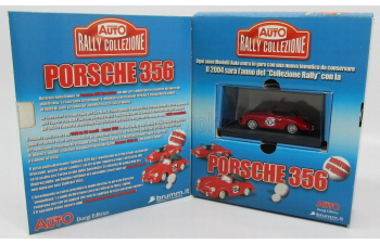 PORSCHE 356 Spider N204 Rally Modelli Auto, red