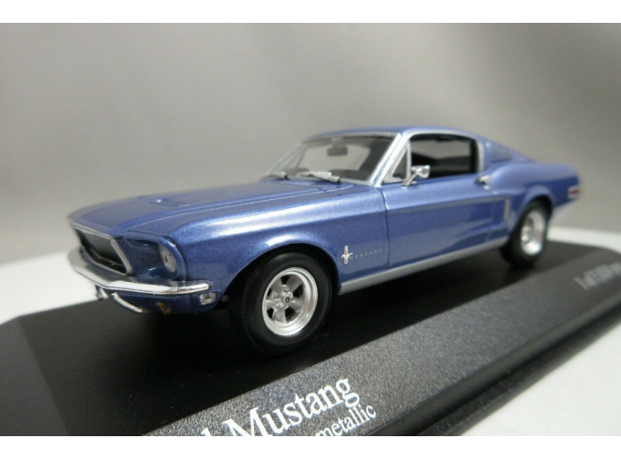 FORD MUSTANG GT390 Fastback 1968 Bright Blue Metallic