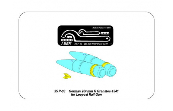 German 280mm R Granates 4341 for Leopold Rail Gun