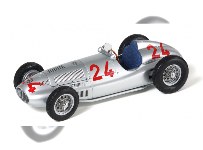 MERCEDES-BENZ F1 W165 N 24 Gp Tripoli (1939) Rudolf Caracciola, Silver