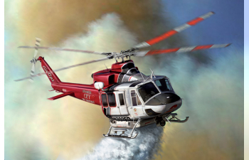 Сборная модель BELL 412 LAFD (подарочный набор)