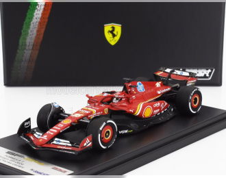 FERRARI F1 Sf-24 Team Scuderia Ferrari №16 Winner Monaco Gp (2024) Charles Leclerc, Red White Yellow