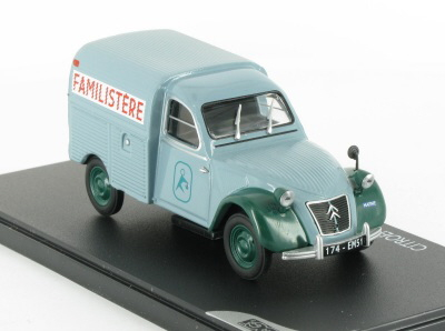 CITROEN 2CV AZU publicitaire FAMILISTERE, голубой