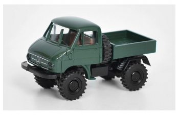 MERCEDES-BENZ Unimog 411 with trailer, green