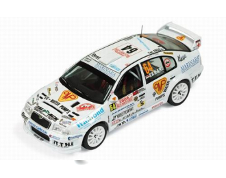 SKODA Octavia WRC n.64 Rally Monte-Carlo R.Errani - S.Casadio (2008), white