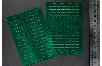 Трафарет окрасочный клетки 7мм, размер L