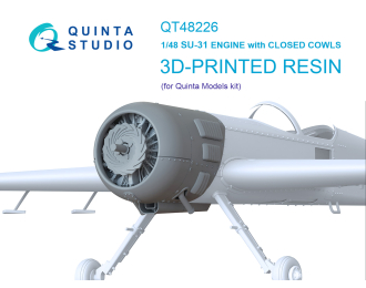 Двигатель с закрытыми капотами для Су-31 (Quinta Models)