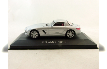 MERCEDES-BENZ SLS AMG (2010), Mercedes-Benz Offizielle Modell-Sammlung 34, silver