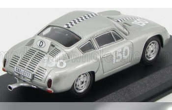 PORSCHE 1600gs Abarth Coupe N 150 Hockenheim 1961 F.hahnl, Silver