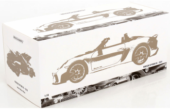 PORSCHE 718 Spyder RS Weissach Package (2024), white