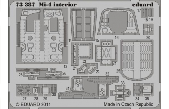 Mi-4 interior S.A. HOBBY BOSS