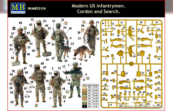 Сборная модель Современные американские пехотинцы