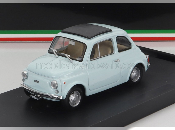 FIAT 500r Tetto Chiuso (1972), Azzurro Chiaro