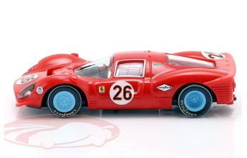 FERRARI 412P №26 3rd 24h Daytona Pedro Rodriguez, Jean Guichet (1967), red