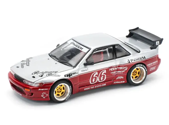 NISSAN Pandem Silvia S13, Moontech red