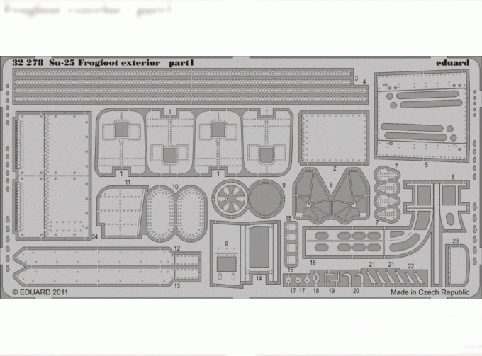 Фототравление для Su-25 Frogfoot exterior