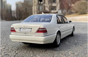 MERCEDES-BENZ S600 (W140) (1997), White