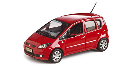MITSUBISHI Colt 5-door, red