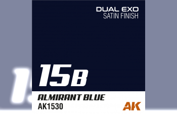 Краска акриловая Dual Exo 15B - Almirant Blue, 60ml