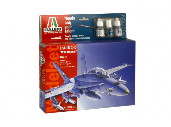 Сборная модель F/A-18 C/D WILD WEASEL (подарочный набор)