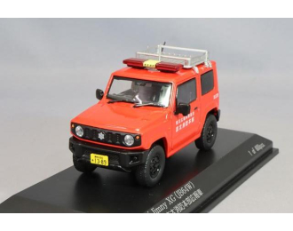 SUZUKI Jimny XG (JB64W) Public Relations Car Shida-Shizuoka FD (2019), red