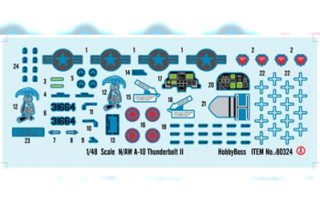 Сборная модель Самолет N/AW A-10A THUNDERBOLT II
