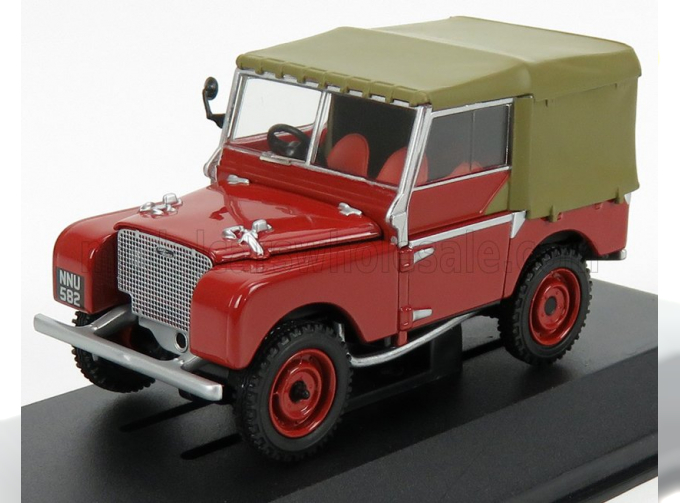 LAND ROVER Land I Series 80 Soft-top (1948), Red Brown