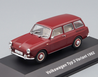 VOLKSWAGEN Typ 3 Variant (1962), dark red