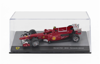 FERRARI F1 F10 №8 Season (2010) Fernando Alonso - Con Vetrina - With Showcase, F-1 Red Met White