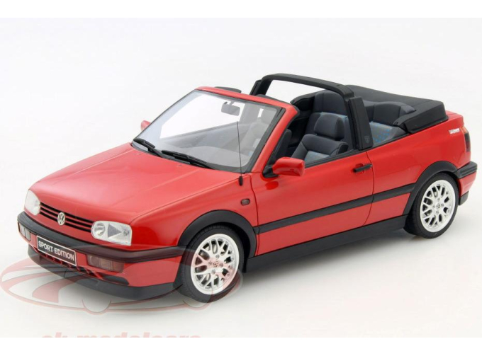 VOLKSWAGEN Golf 3 Cabriolet Sport Edition (1993), red