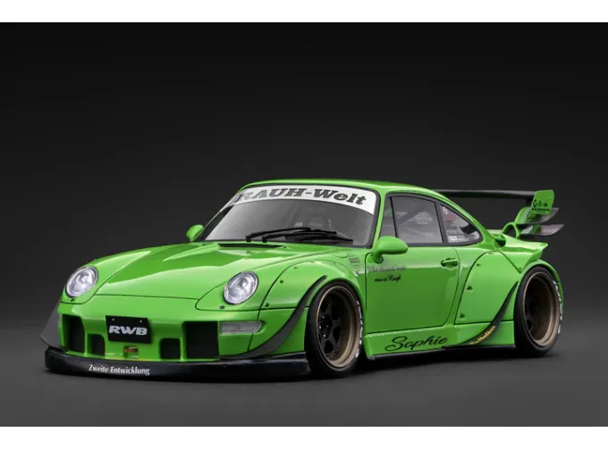 PORSCHE RWB 993, green