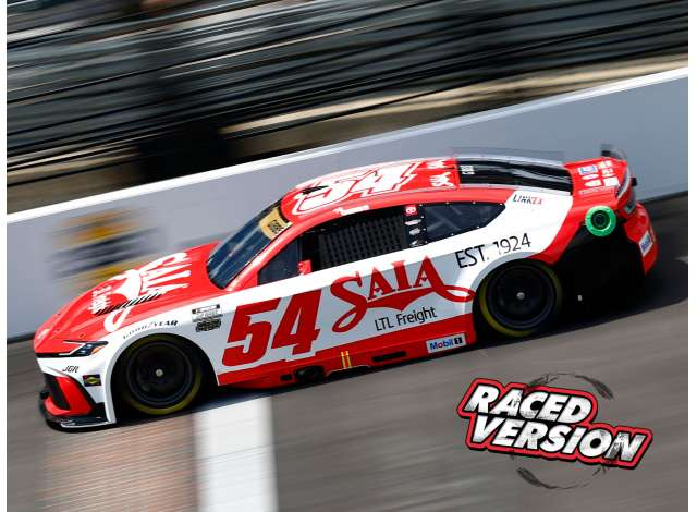 Toyota Camry XSE #54 Ty Gibbs *SAIA LTL Freight*, white/red 2025