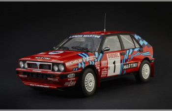 Сборная модель LANCIA Delta Hf Integrale 16v Martini N1 Winner Rally Sanremo 1989 M.biasion - T.siviero + N 5 Rally Sanremo (1989) D.Auriol - B.Occelli