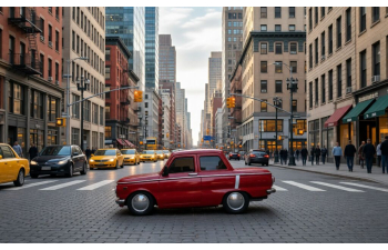 Сборная модель ЗАЗ 968  "Вася Молния"