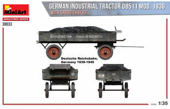 Сборная модель Немецкий промышленный трактор D8511, 1936