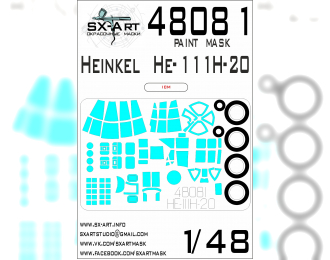 Маска окрасочная He-111H-20 (ICM)