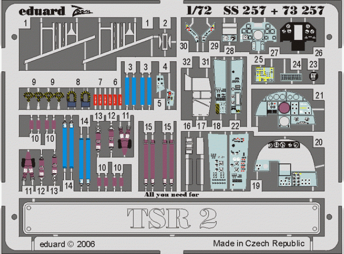 Цветное фототравление для Tsr 2