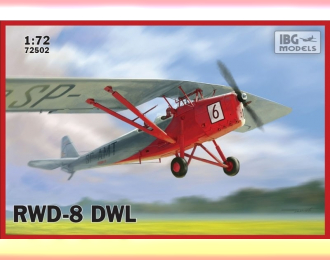 Сборная модель Польский учебно-тренировочный самолет RWD-8  DWL