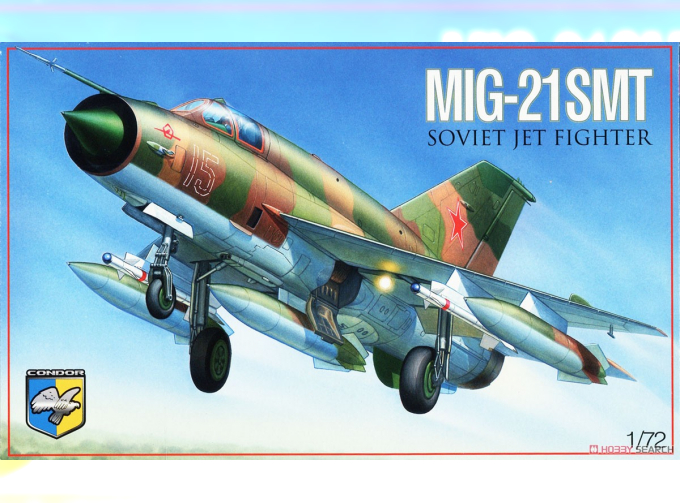 Сборная модель MiG-21 SMT Soviet multipurpose fighter