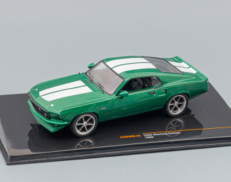 FORD Mustang Custom (1969), green metallic white