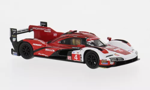 PORSCHE 963 9rd 4.6l Turbo V8 Team Porsche Penske Motorsport №4 24h Le Mans (2024) Mathieu Jaminet - Felipe Nasr - Nick Tandy, Red White Black
