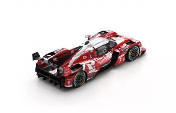 TOYOTA Gr010 3.5l V6 Team Gazoo Racing №7 5th 24h Le Mans Mike Conway - Kamui Kobayashi - Nyck De Vries (2025), Red White Black
